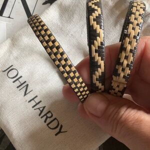 John Hardy Rattan Bracelets Set of 3